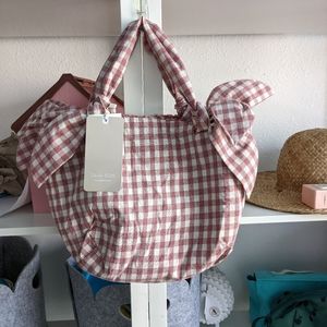 Nwt zara gingham summer bag
